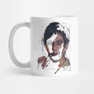 say goodnight to the bad guy | movie star | celebrity portrait | iconic | Tony Mug